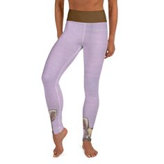 BUNNY on Lavender Women's Leggings with Bunnies at ankles has high waistband is super soft, slimming, stretchy & comfortable.  Perfect leggings for yoga, pilates, gym workouts, running or just hanging out. We have Matching outfits  for Moms & Daughters! SIZES:  Toddler: 2T-7, Girls: 8-20, Womens: XS-XXL.   ️️️️️️️TO SEE OUR FULL LINE: COPY & PASTE ➡️ www.Whimsyfit.com️️️️ FREE SHIPPING STYLE We took original art and put it on activewear and created eye catching patterns.  Our brightly colored, w Workouts Running, Black Cotton Leggings, Pilates Gym, Galaxy Leggings, Perfect Leggings, Dance Tights, Sports Bra And Leggings, Yoga Pant, Running Leggings