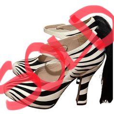 Lesley Ponytail Mary Jane Pumps, Black/White W Zebra Print Originally $1290 Never Wore Only In Store To Try Them On, Unfortunately These Are A Size 38 Which Is To Big For Me! Alot Of Sites Such As Trandesy , Neiman Marcus And So On Are Selling At The Lowest Price $865. There For I Will Ask Only For 630 (Negotiable) Which Includes Free Shipping As Most Of My Items Do. Gucci White Ankle Strap Heels, Pink Pumps Heels, Pearl Loafers, Hot Pink Pumps, Gucci Pumps, Gucci Boots, Black Kitten Heels, Gucci Heels, Beige Heels