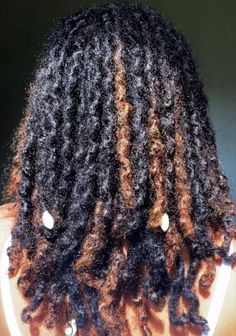 Dreadlock Highlights, Highlights On Locs, Loc Highlights Black Women, Locs With Highlights, Burgundy Dreads, Dyed Dreads, Curly Locs, Loc Hairstyles, New Hair Do