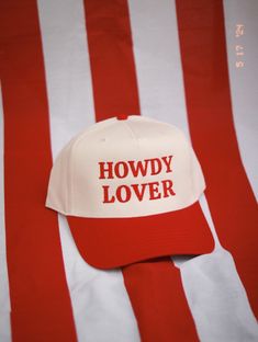 Meet our BEST SELLER! HOWDY LOVER 🤠 canvas 5panel trucker hat! This trucker hat is Perfect for concert season and summer! Unisex fit OSFM Adjustable SnapBack Concert hat Festival hat Trucker hat Western hat Western trucker hat Concert Hat, Hat Western, Western Hat, Festival Hat, Western Hats, Trucker Cap, Best Seller, Caps Hats, Trucker Hat