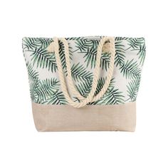 Palms Leaf Tote Bag- White/Green - Xl - Nwt Material: 55% Cotton & 45% Polyester Printed On Both Sides With Jute Bottom Twisted Double Rope Handle Convenient Knot-Out Rope Shoulder Or Hand Handles Zippered Main Compartment Xl Sizing: 19” X 15” X 5” Plain Vinyl Interior W/ Pocket Inside Perfect Large Beach Bag Or Overnight Bag (Still Fits Under The Seat In Aircraft). Nwt In Manufacturers Packaging ++Smoke Free Boutique Large White Tote Bag, Large Capacity White Canvas Beach Bag, Green Canvas Bags For Vacation, White Large Capacity Canvas Bag For Vacation, White Canvas Vacation Bags, Black Tote Purse, Vinyl Interior, Large Beach Bag, Large Beach Bags