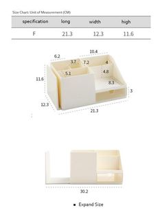 the measurements for an office desk with two sections and one section on each side, which is