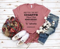 Beautiful, comfy tee that showcases your Essential's class! Let everyone know the hard work put into this class with this classy shirt. Makes a great tutor gift as well! ------Sizing and Fit------ Sizing measurements are included in a picture in the listing. -100% combed and ring spun cotton - 4.2 ounce t-shirt -Unisex jersey crewneck t-shirt - Shoulder taping  -Side seamed ------Processing and Shipping------ It takes 1 to 2 weeks to process and ship your item. Once shipped, USPS takes about 2-5 Birth Reveal, Jesus Clothes, Mommy Shirt, Faith Clothing, Classical Conversations, Maternity Shirt, Pregnancy Announcement Shirt, Religious Shirt, Future Mom