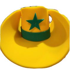 JUMBO FOAM BIG LARGE COWBOY 40 GALLON WESTERN OVERSIZED COSTUME HAT yellow . Green Condition is "New with tags". Shipped with USPS Priority Mail. If you need change of colors write me Clown Sona, Need Change, Rodeo Clown, Cowboy Western, Costume Hats, Western Cowboy, Rodeo, Priority Mail, Accessories Hats