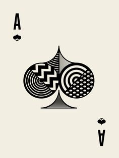 a black and white playing card with two spades on the front, one in the middle