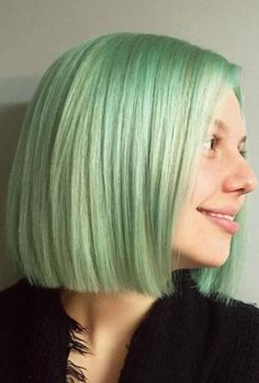 Pastel Green Hair, Green Hair Dye, Aesthetic Header, Latest Hair Color, Green Wig, Lavender Hair, Hairstyles Women