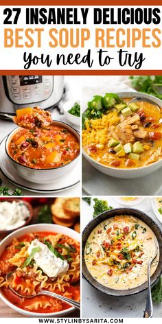 soup recipes Soup Recipes Few Ingredients, Recipes Few Ingredients, Soup Recipes Quick, Best Soup Recipes Ever, Easy Soup Recipes Quick, Tasty Soup Recipes, Chicken Gnocchi Soup Olive Garden, Best Soup, Comfort Soup Recipes