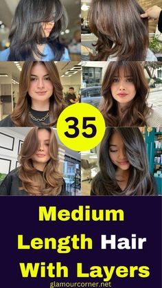 #BEAUTY, #RELATIONSHIPS #Fashion #Animals #Outfits #Winter Outfits #Animals Medium Length Hair With Layers For Thick Hair, Haircuts For Wavy Hair Medium Layered, Medium Layer Haircut, Girls Haircuts Medium, Medium Length Layered Hairstyles, Medium Length Layered Haircuts, Medium Length Waves, Wavy Layered Hair