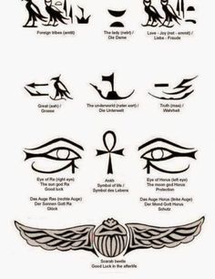 the egyptian symbols and their meanings