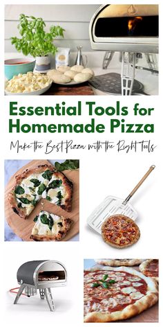 the cover of essential tools for homemade pizza