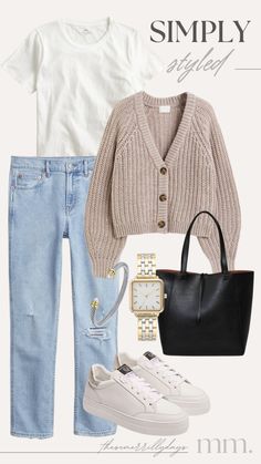 Touring Outfits Fall, Fall Outfit Inspiration 2023, Easter Dinner Outfit, Outfit Ideas Printemps, Casual Jeans Outfit Winter, Neutral Outfit Ideas Casual, Spring Outfits Work, Chic Everyday Outfits, Classic Fall Outfits