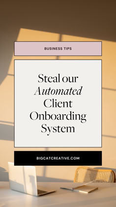 a desk bathed in sunlight Onboarding New Clients, Micro Business Ideas, Onboarding Clients, Social Media Client Onboarding Template, Onboarding Client Welcome Packet, Graphic Design Clients, Retreat Activities, Onboarding Checklist