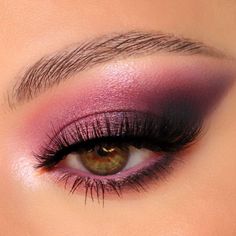 Pink Smoky Eye, Evening Eye Makeup, Ball Makeup, Pink Eye Makeup, Cute Eye Makeup, Eye Makeup Pictures, Purple Makeup, Eye Makeup Designs, Makijaż Smokey Eye