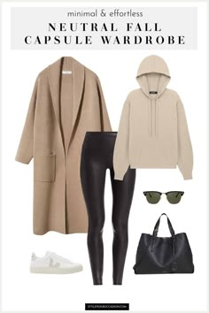 Minimalist Weekend Outfit, Women Winter Leggings, Athleisure Wardrobe Capsule, Pediatric Therapist Outfit, Europe In The Fall Outfits, Winter Athleisure Outfits Cold Weather, Stylish Winter Outfits For Women Classy, Closet Basics For Women, Get The Look Outfits