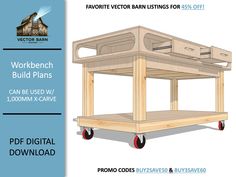 the workbench build plans can be used with 1, 000 / x - crate