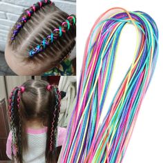 Lianfudai 90cm Mix Colorful 4-30Pcs Hair braids Rope strands for african braids Girls DIY Ponytail braids Women Styling Hair Accessories Introducing Lianfudai's Mix Colorful Hair braids, the perfect accessory for African braids, ponytails, and DIY styles. With strands measuring 90cm in length, this set includes 4-30 pieces for endless styling possibilities. Be bold, be playful, be you with Lianfudai! Detail Name:Hair Cord StylingMaterial:Cotton,PolyesterColor: as pictureWeight : approx. 3-28g/pa String Hair Wraps, Diy Ponytail, New Braided Hairstyles, Glamorous Hair, Diy Braids, Girls Braids, Braids For Kids, Hair Braids, African Braids