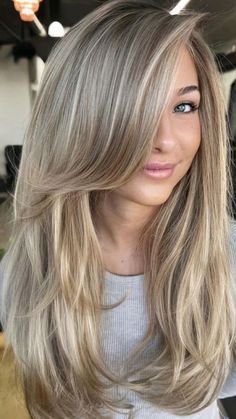 Ash Blonde Hair Balayage, Blond Beige, Dark Blonde Hair Color, Best Hair Dye, Cool Blonde Hair, Brunette Hair With Highlights, Perfect Hairstyle