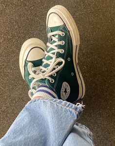 Final Girl, Shoe Designs, Green Converse