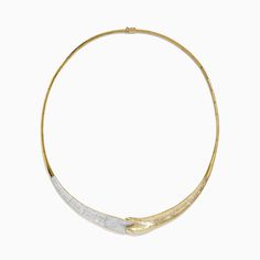 Effy D'Oro 14K Yellow Gold and Diamond Necklace Elegant White Gold Diamond Necklace Stamped 14k, Elegant 14k Stamped White Gold Diamond Necklace, Gold And Diamond Necklace, Gold Yellow, Diamond Necklace, Yellow Gold, Yellow, Gold