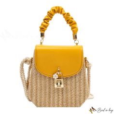 Bird in Bag - Bag female new ladies bags fashion locking straw bag casual handbag small square bag female Ladies Bags Fashion, Ladies Bags, Street Trends, Bags Fashion, Small Handbags, Bird In Bag, Square Bag, Casual Bags, Straw Bag