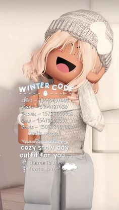 Bloxburg Rp, American Doll House, Preppy Kids Outfits, Teen Winter Outfits, Berry Avenue Codes, Snow Day Outfit, Black Bratz Doll, Preppy Kids, Berry Dress