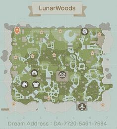 a map of lunar woods in the wild