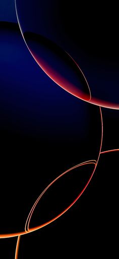 an abstract background with curved lines and curves in red, orange and blue colors on a black background