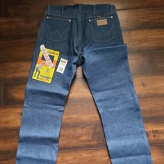 Wrangler Mens Size 36x34 Pro Rodeo Cowboy Cut Original Fit These Are Brand New With Tags Removed. I Bought My Husband Several Pairs For Christmas And He Tried These On After Pulling Tags Off To Realize They Don't Fit. I Have All The Tags Included But They Are Not Attached To The Jeans Anymore. Wranglers Will Not Allow Me To Return Because Of Their 30 Days Return Policy. Western Style Denim Blue Cotton Bottoms, Blue Straight Leg Bottoms For Rodeo, Blue Cotton Jeans For Rodeo, Fitted Blue Jeans For Rodeo, Blue Cotton Western Style Bottoms, Mens Bootcut Jeans, Rodeo Cowboy, Wrangler Jeans, My Husband