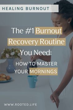 How to create a morning routine for burnout recovery. Especially for busy career driven women, your mornings set the tone for your day. Read on to learn how to use the first hour of your day to boost energy naturally, create a greater sense of work life balance, and start healing from burnout. How To Handle Burnout, Work Burnout, Create A Morning Routine, Morning Pages, A Morning Routine, Healthy Morning Routine