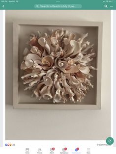 an image of a flower in a frame on the wall with text that reads, i'm not sure what this is