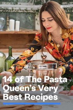 Laura Vitale Recipes Italian, Cooking With Fiona Pasta, Pasta Queen Alfredo, Authentic Pasta Dishes, Pasta Queen Assassin Spaghetti, Pasta Queen Bolognese, Giada's Pasta Recipes, Lumaconi Pasta Recipes, Nadia Caterina Munno