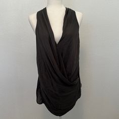 Helmut Lang Sleeveless Tank In Shaded Blue Nwt Size Medium Style # B06hc507 Fabric Glassy Shirting Dry, Clean Only Shell 83% Polyester, 17% Nylon Versatile Sleeveless Blouse For Layering, Elegant Drapey Sleeveless Top, Black Clothes, Helmut Lang, Sleeveless Tank, Passion For Fashion, Personal Style, Color Blue, Dry Clean