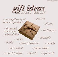 gift ideas are very easy to make