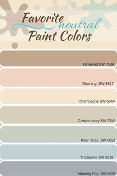 the different shades of paint are shown in this chart