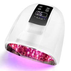 PRICES MAY VARY. 【Wireless Portable Rechargeable】Built-in 15600mAH high quality lithium battery,2 hours for full charge,12 hours for interrupted working.The groove handle design to make it easy to carry out.This wireless nail dryer is the best choice DIY at home or salon . 【90W Rechargeable UV Nail Lamp】45 UV LED light beads with 50000 hours lifetime chips,evenly distributed, no dead zone, drying nail polish in all directions, quickly and efficiently. The UV light is no harmful to eyes and no mo Gel Nail Light, Uv Nail Lamp, Gel Nails At Home, Dry Nail Polish, Power Colors, Led Nail Lamp, Nail Dryer, Uv Nails, Nail Lamp