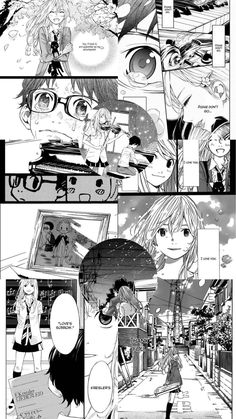 Your Lie In April Wallpapers, Your Lie In April Manga, Manga Wall, Anime Pins, Your Lie In April, Dont Cry, Anime Stickers, You Lied, Photo Collage