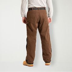 The Berne highland washed duck insulated outer pant is perfect for tough work environments. The brass fly zipper, reinforced knees, and riveted stress points ensure durability. The heavy-duty nylon leg hem and multiple pockets provide ample storage for tools.Front Style: Flat FrontFeatures: Fly Front, Lined, Fully Lined, Exposed ZipperAdditional Information: Heavy Duty ZippersClosure Type: ButtonFit: Regular FitPockets: 2 Front Slip Pockets, 2 Back Patch PocketRise: At WaistBase Material: 100% C Brown Utility Pants For Outdoor Activities, Utility Work Pants For Outdoor With Belt Loops, Utility Style Brown Bottoms For Outdoor Activities, Brown Utility Bottoms For Outdoor Activities, Utility Straight Leg Work Pants For Outdoor, Brown Bottoms With Belt Loops For Outdoor, Brown Utility Work Pants With Belt Loops, Outdoor Work Pants With Functional Pockets, Straight Leg Work Pants With Functional Pockets For Outdoor