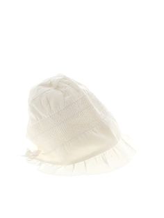 J and J by Janie and Jack Hat Size: 3-6 Month Accessories - used. 100% Cotton | J and J by Janie and Jack Hat: Ivory Accessories - Size 3-6 Month White Curved Brim Sun Hat For Play, White Sun Hat For Spring Play, White Cap Bonnet For Spring, Cream Classic Sun Hat For Spring, White Spring Sun Hat For Play, Classic Cream Sun Hat For Spring, Fitted Beach Bonnet For Spring, Fitted Spring Beach Bonnet, Spring Beach Bonnet Fitted