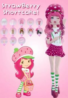 Di Strawberry Shortcake, Strawberry Shortcake Dti Theme, Dress To Impress Roblox Game Outfit Ideas Mean Girl, Dress To Impress America, Dti Strawberry Shortcake Theme, Dti Strawberry Outfit, Pink Dti Theme, Cosplay Dress To Impress No Vip, Dti Pink Outfit Theme