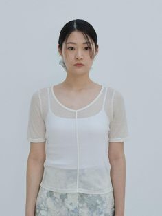 Composition : Tencel 70% Wool 30%Color : IvoryCountry of Origin : KOREA Composition, Top Outfits, Wool, The Originals, Clothes For Women, Red, T Shirt, Clothes, Color