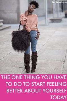 The One Thing You Have GOT To Do To Start Feeling Better About Yourself TODAY Can I Get An Amen, American Hairstyles, Black Bloggers, Chic Scarves, Trendy Boots, Fall Fit, Feeling Better, Womens Fashion Edgy, African American Hairstyles