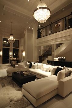 Modern Mansion Living Room, Mansion Living Room, Fall House, Luxury Mansions Interior, Hidden Valley