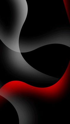 an abstract black and red background with wavy lines on the bottom right corner, in shades of grey and red