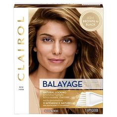 Clairol Nice'n Easy Balayage Permanent Highlighting Hair Color for Brunettes Kit, 1 Application, Hair Dye. Perfect highlights are only one application away right from your home. Everything to protect your hair and scalp is included in the kit. Make your hair as bold or as subtle as you want and get a flawless look every time. 3 looks in 1 kit. Achieve the salon look you love at home. Ombre, baby lights, or all-over highlights are yours with our expert brush and natural-looking color. Size: 1 ct. Easy Balayage, Balayage For Brunettes, Highlight Hair Dye, Highlight Your Own Hair, Vidal Sassoon Hair Color, Clairol Hair Color, Clairol Hair, Natural Looking Highlights, Hair Kit