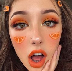 Orange Aesthetic, Makeup Goals, Women Hairstyles, Pixie Hairstyles