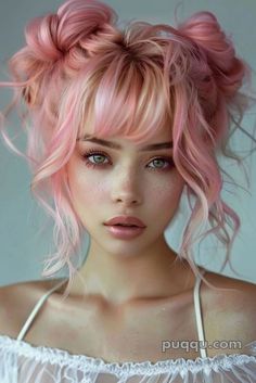 Short Bleached Hair, Pink Ombre Hair, Hair Colorful, Hair Color Techniques, Color Your Hair, Bleached Hair, Crazy Hair, Pink Ombre, Hair Today