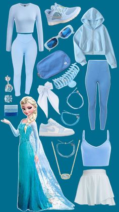 Modern Disney Outfits, Frozen Inspired Outfits, Disney Princess Inspired Outfits, Elsa Outfit, Frozen Outfits, Disney Outfits Women, Modern Disney Characters