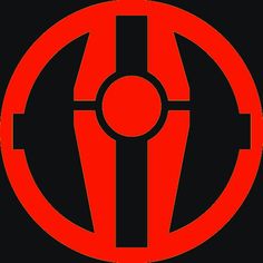 the symbol for star wars is shown in red