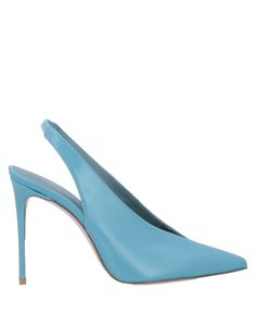 no appliqués, solid color, leather lining, narrow toeline, stiletto heel, covered heel, leather sole, contains non-textile parts of animal origin , Color: Sky blue , Size: 5 Sling Backs, Women's Pumps, Soft Leather, Stiletto Heels, Clothing And Shoes, Blue Sky, Kitten Heels, Heel Height, Shoe Accessories