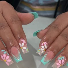 Kexli💞 on Instagram: "🌸Spring🌸 • • • • • • #springnails #flowernails #flowernailart #springnail #springnailart #springdesign #springtime #nailinspo #houstonnails #htxnails"